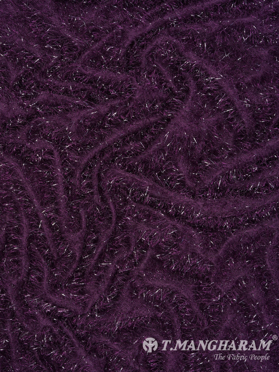 Purple Fur Fabric - EC2222 view-3