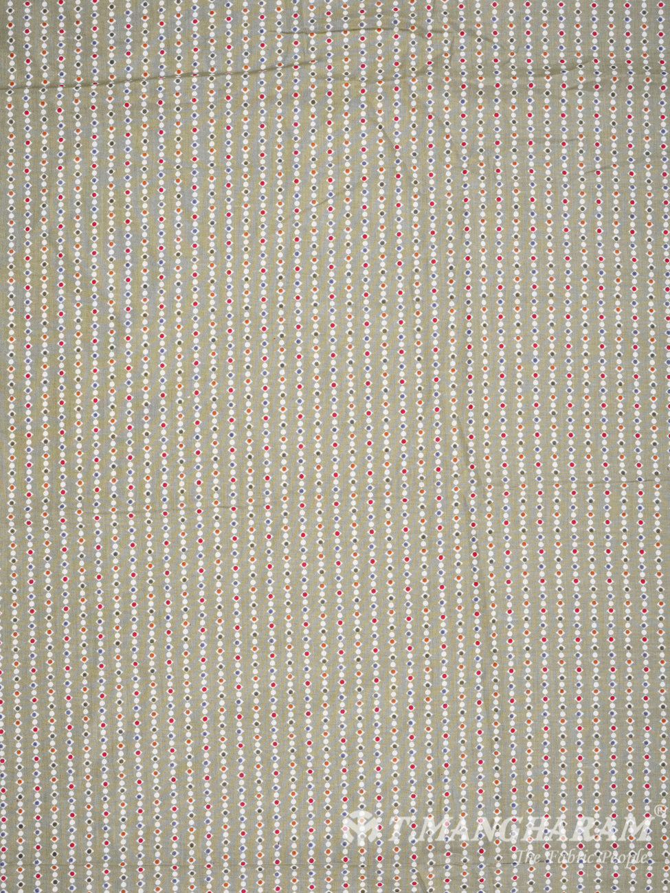 Green Cotton Fabric - EB1850 view-3