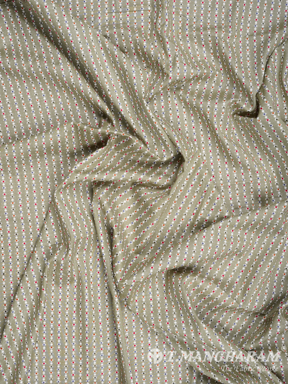 Green Cotton Fabric - EB1850 view-4
