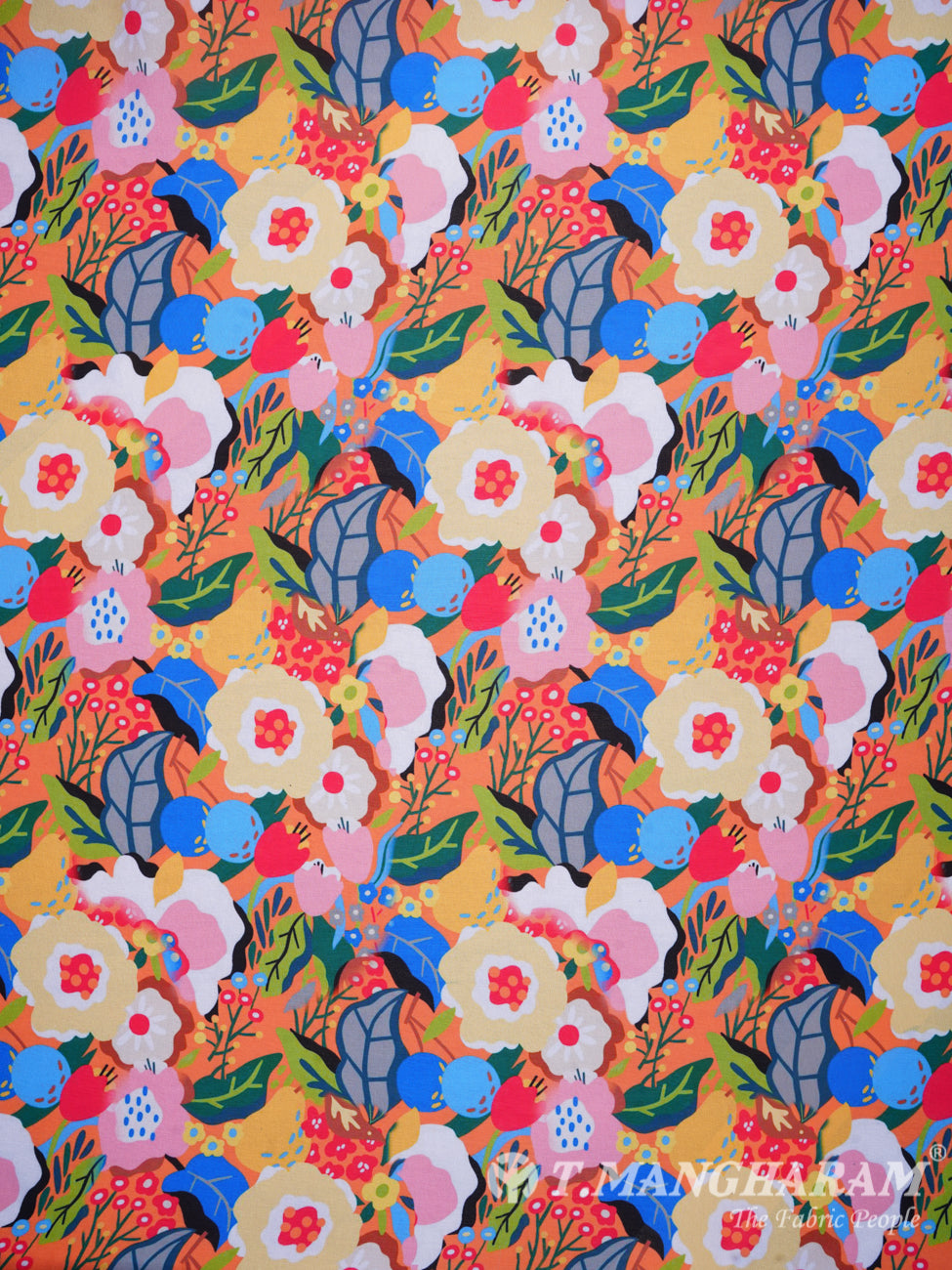 Multicolor Georgette Fabric - EB0377 view-3
