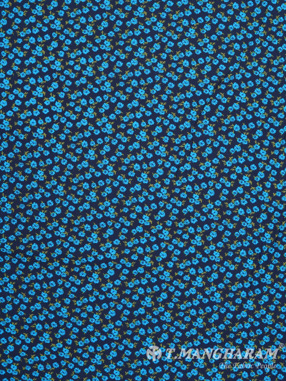 Navy Blue Cotton Fabric - EC2418 view-3