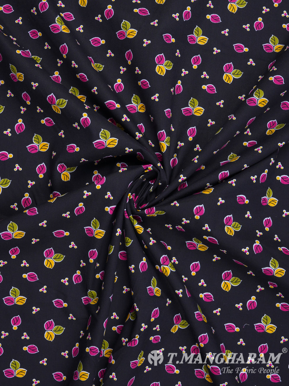 Black Cotton Fabric - EC2404 view-1