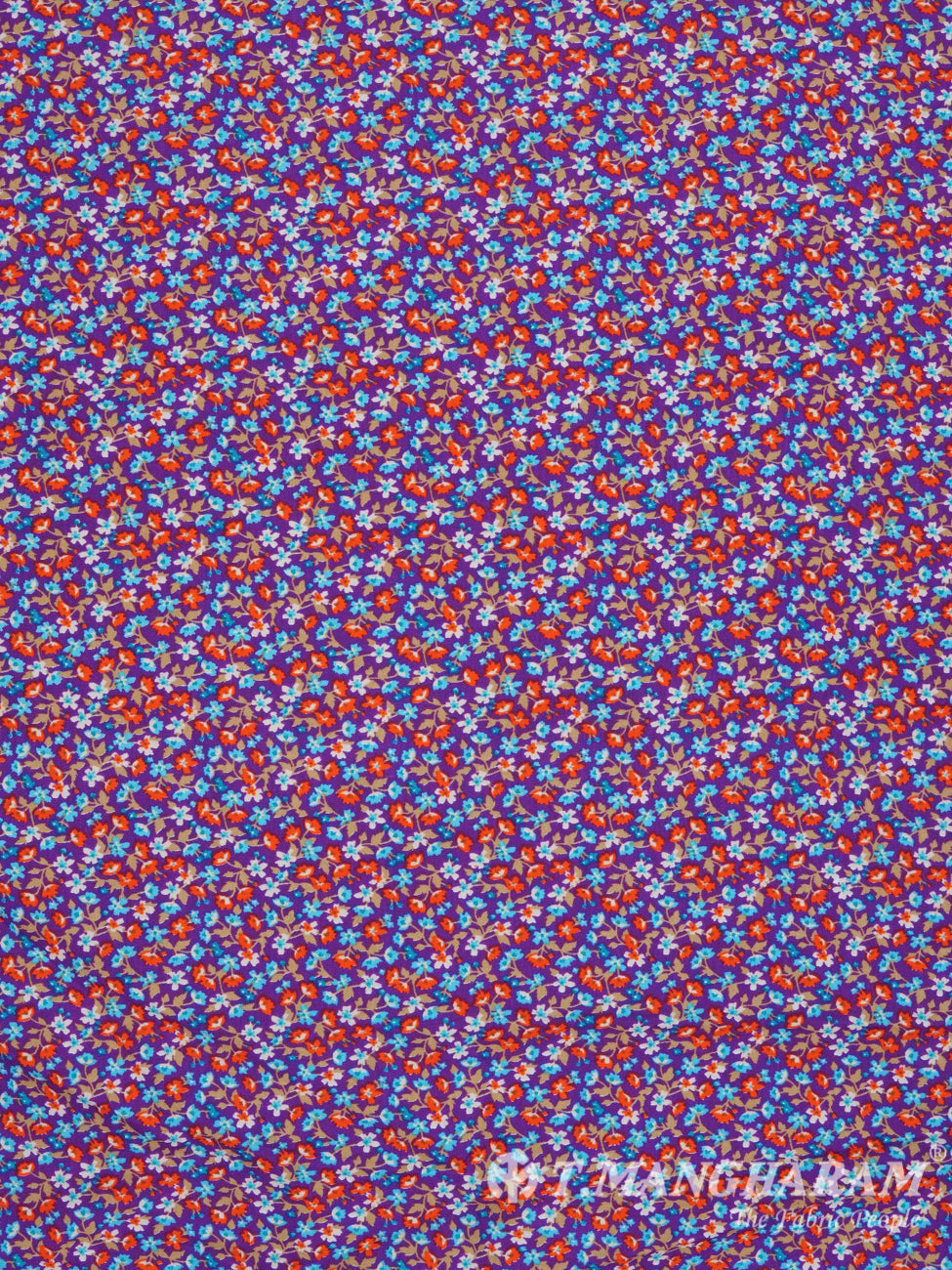 Purple Cotton Fabric - EC24384 view-3