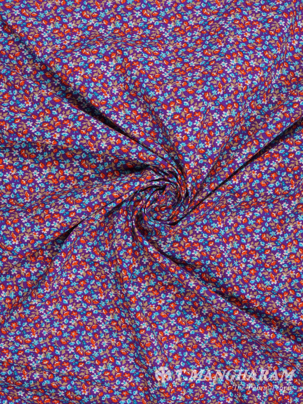 Purple Cotton Fabric - EC24384 view-1
