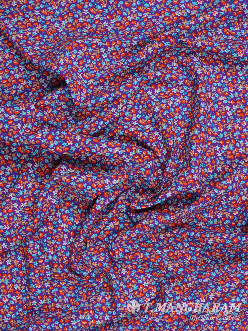 Purple Cotton Fabric - EC24384 view-4
