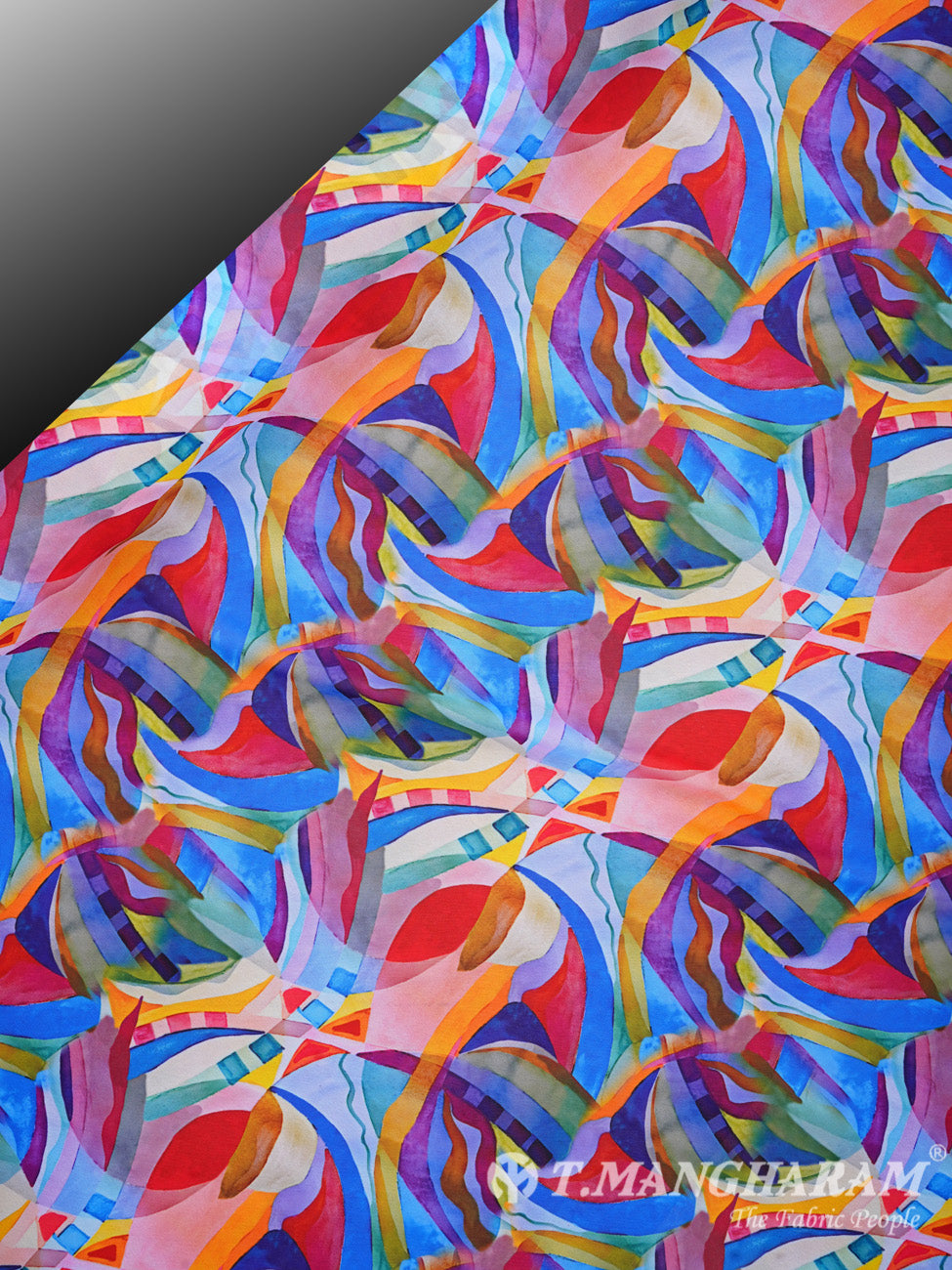 Multicolor Georgette Fabric - EB0374 view-2