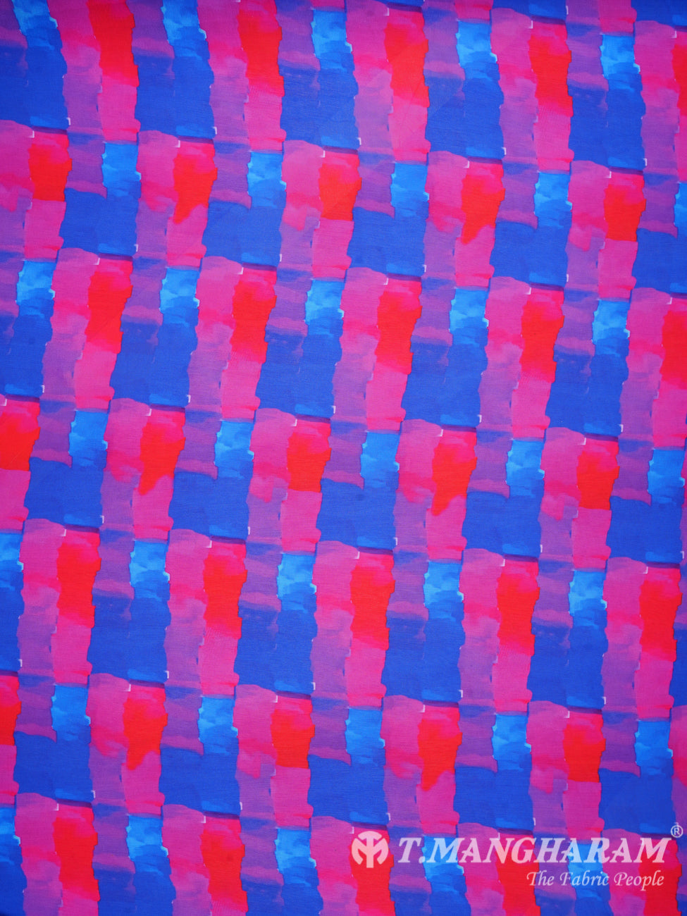 Multicolor Georgette Fabric - EB0375 view-3