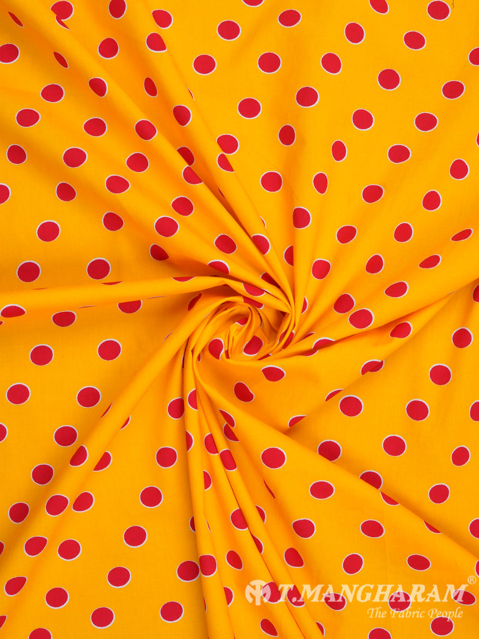 Yellow Cotton Fabric - EC2377 view-1