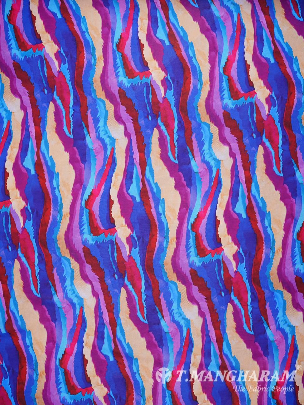 Multicolor Georgette Fabric - EB0369 view-3