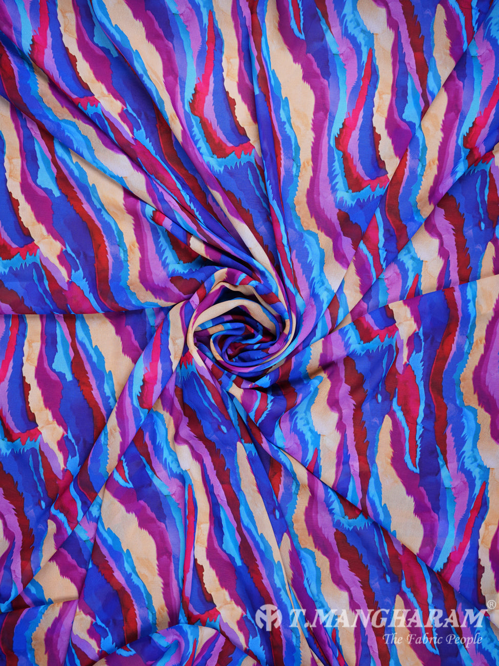Multicolor Georgette Fabric - EB0369 view-1