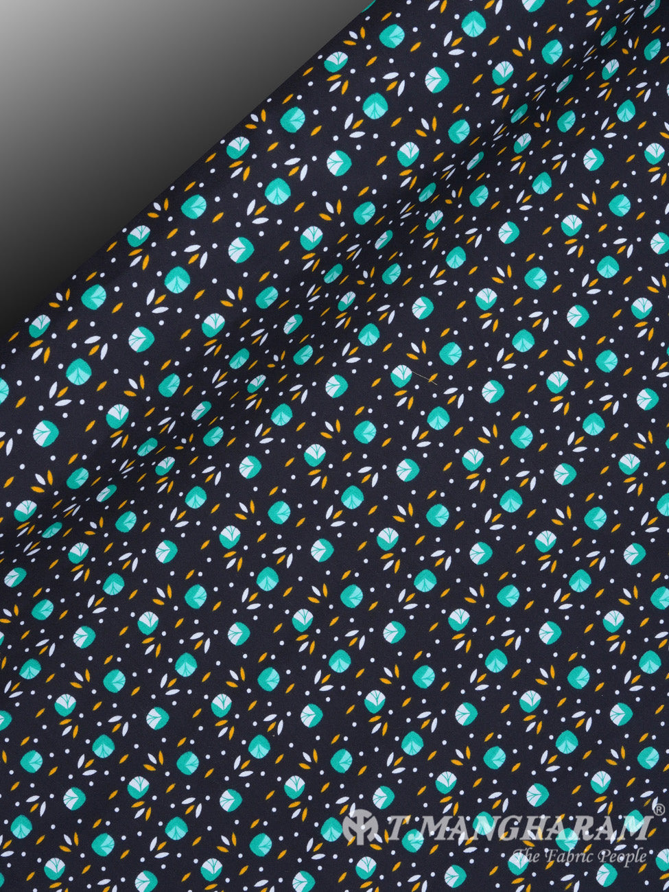 Black Cotton Fabric - EC2379 view-2