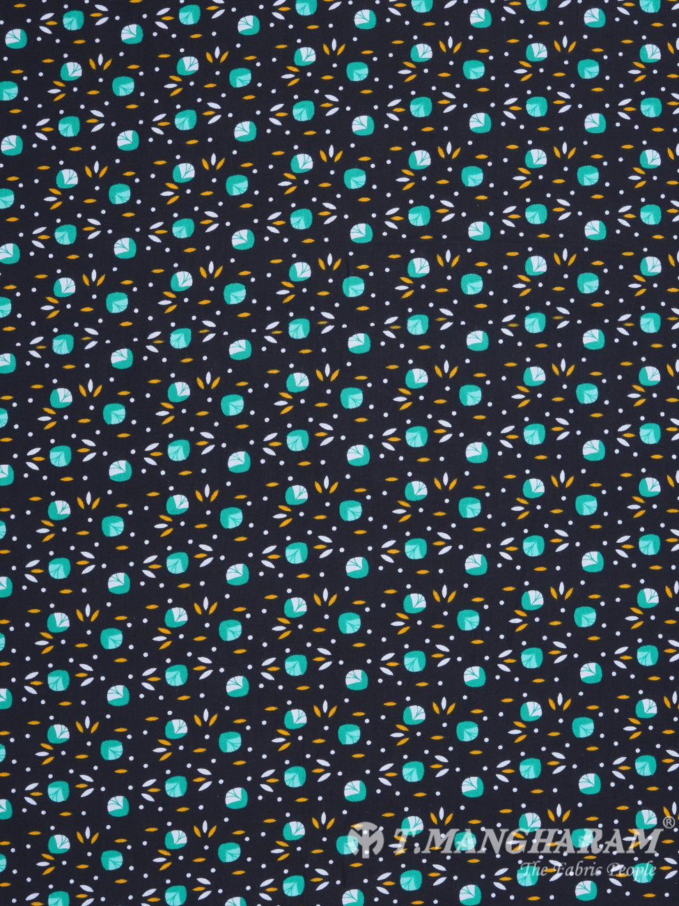 Black Cotton Fabric - EC2379 view-3