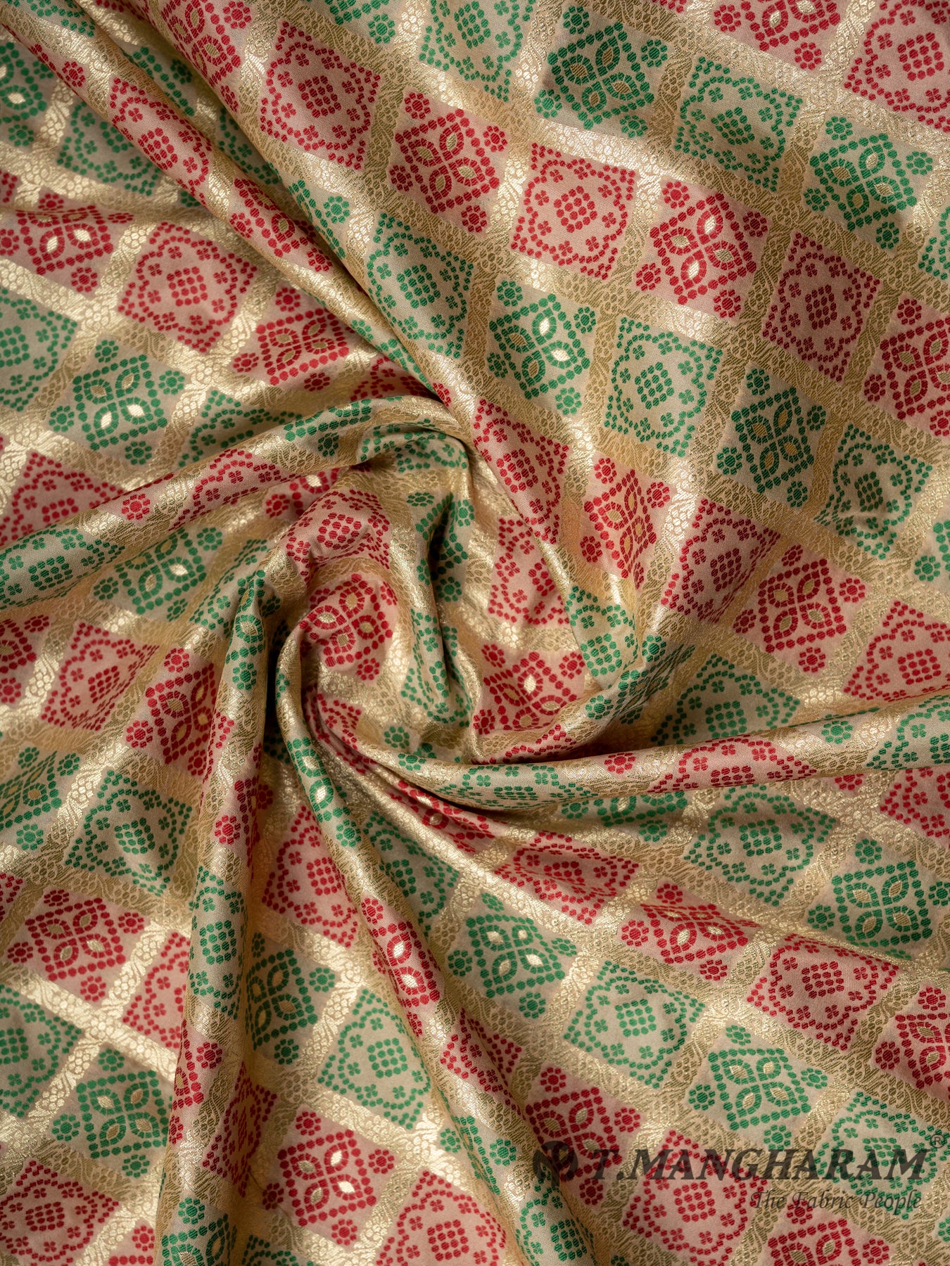 Gold Banarasi Fabric - EC0160 view-1