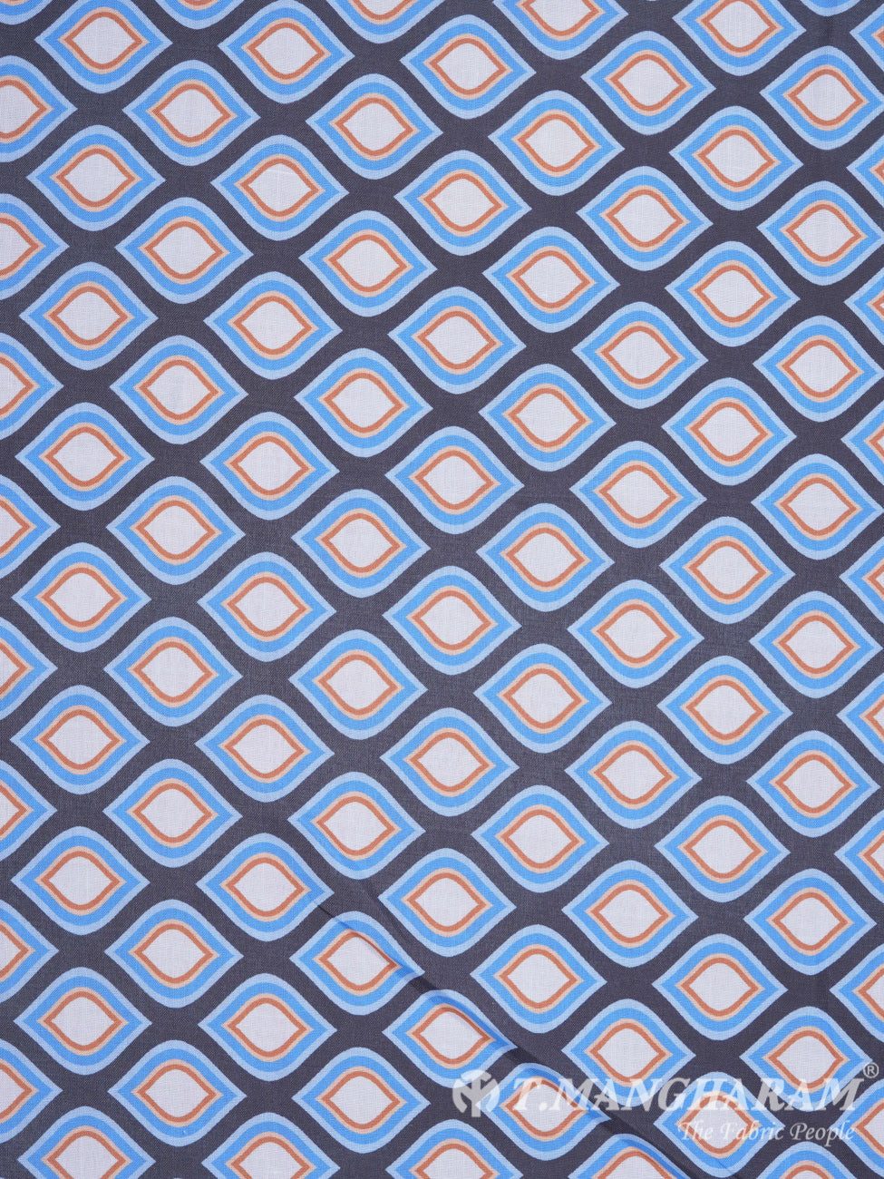 Blue Cotton Fabric - EC2446 view-3
