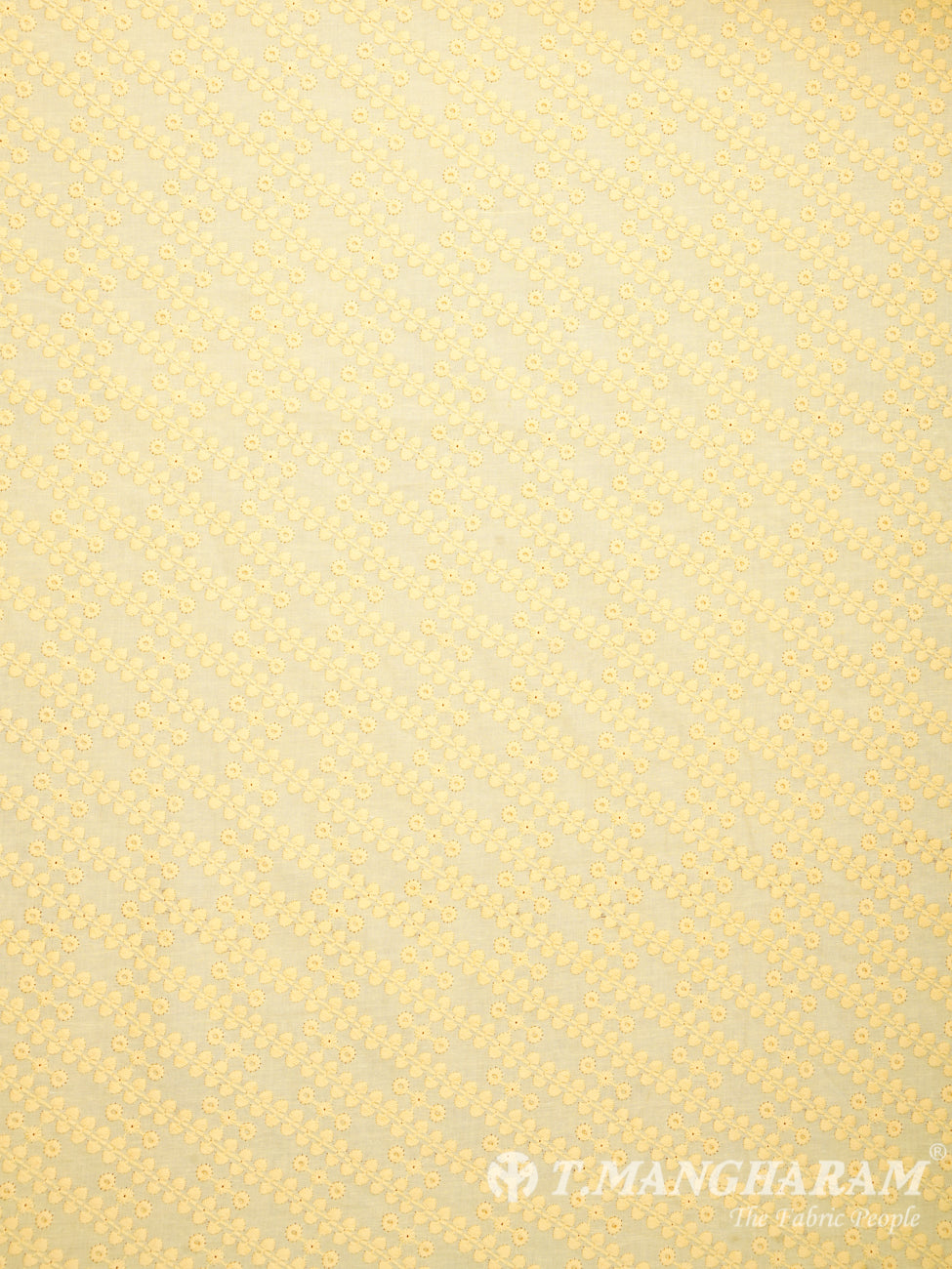 Yellow Cotton Fabric - EC1152 view-3