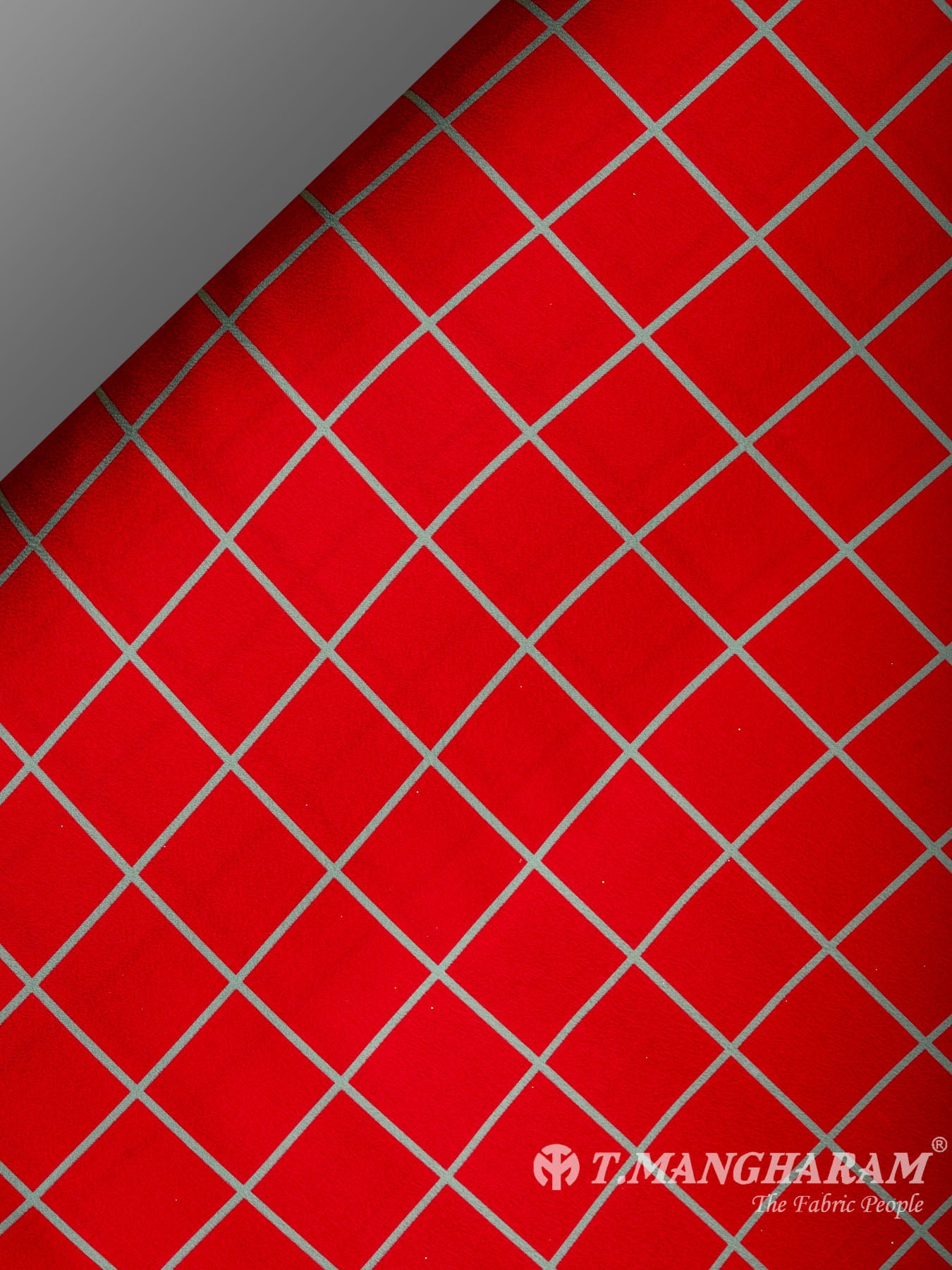 Red Satin Per Meter Fabric Lengths - EC0250 view-2