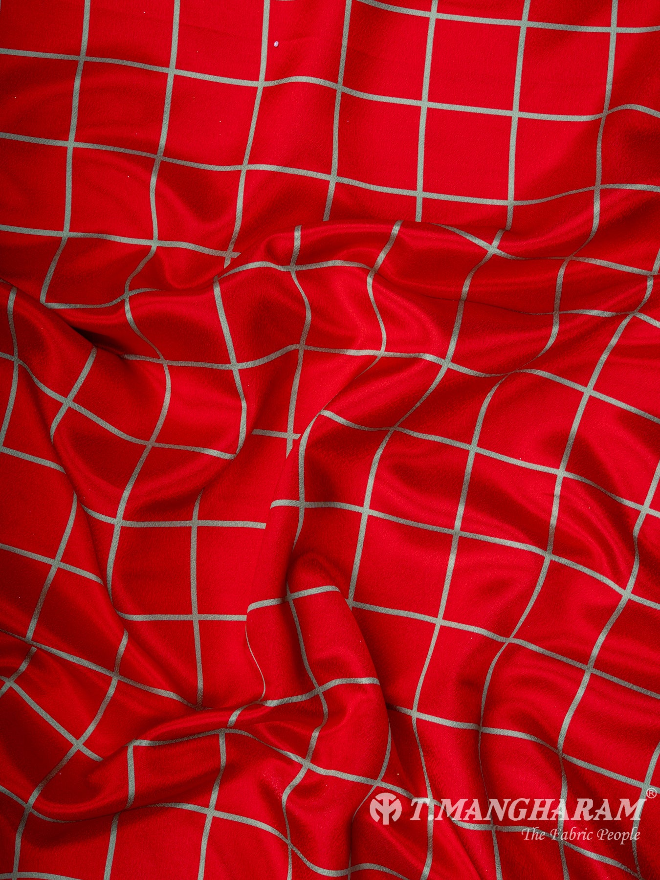 Red Satin Per Meter Fabric Lengths - EC0250 view-4