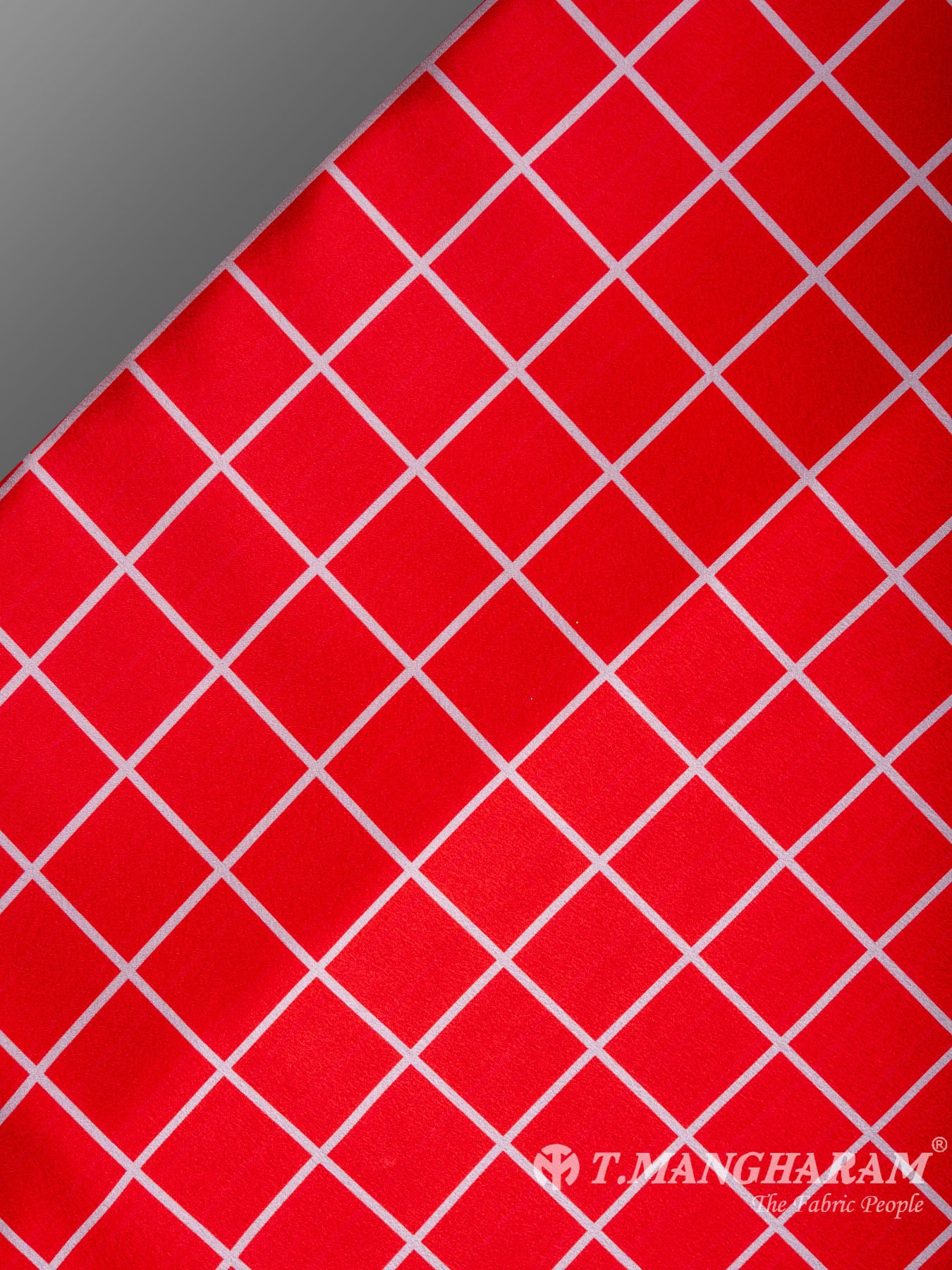 Red Satin Fabric - EC0253 view-2