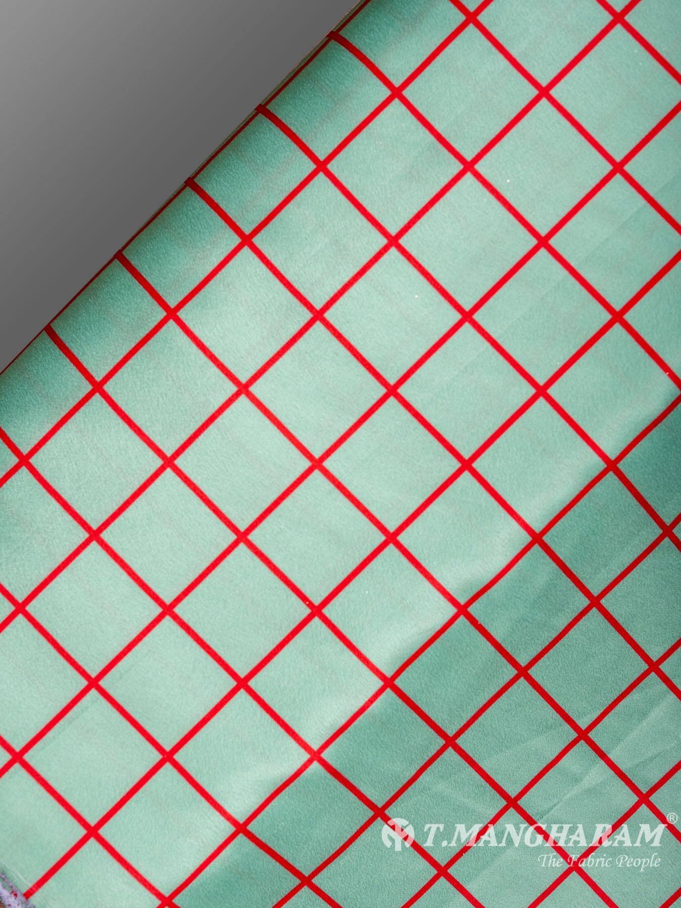 Green Satin Per Meter Fabric Lengths - EC0251 view-2