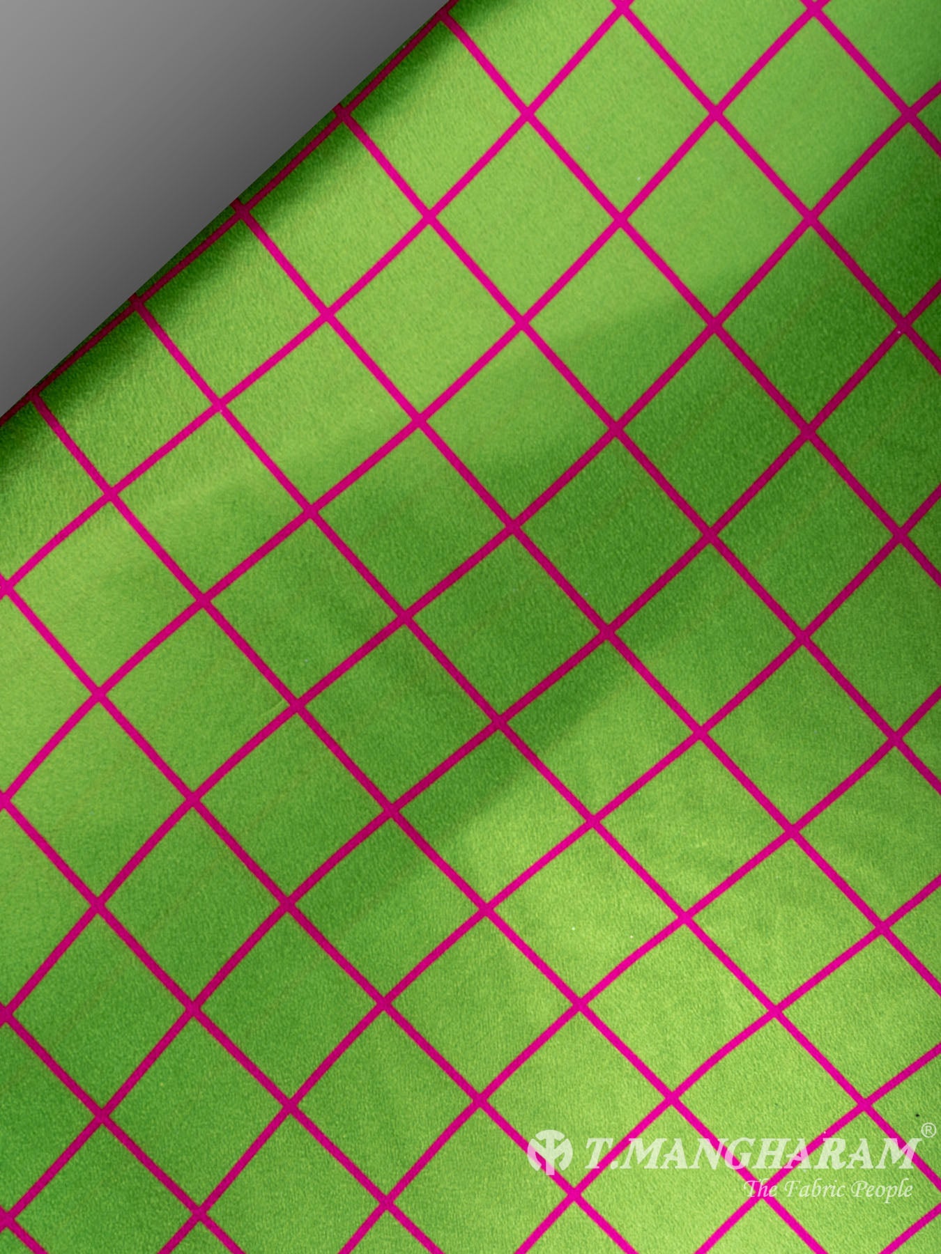 Green Satin Fabric - EC0252 view-2