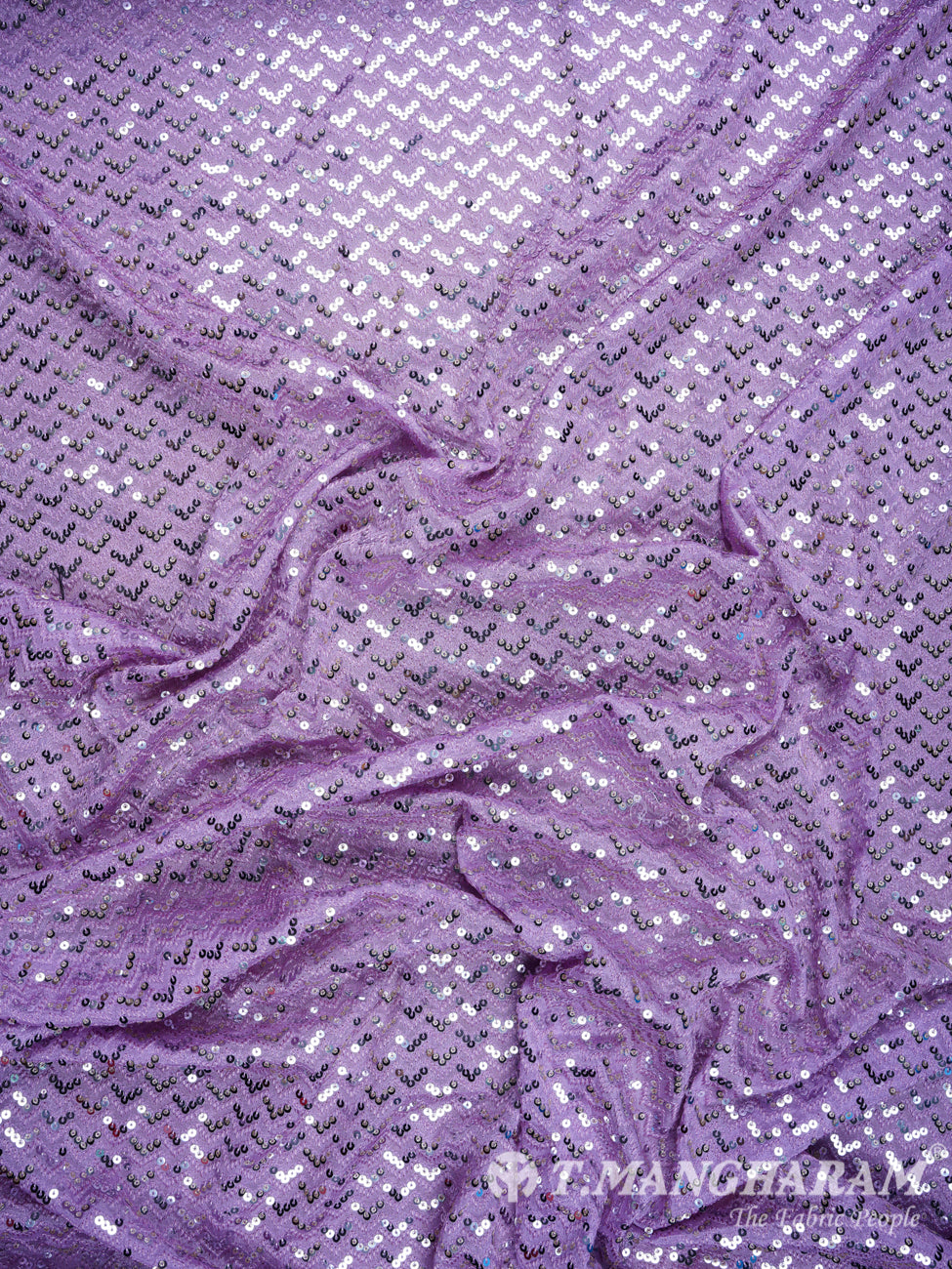 Purple Chinnon Silk Fabric - EB0439 view-4