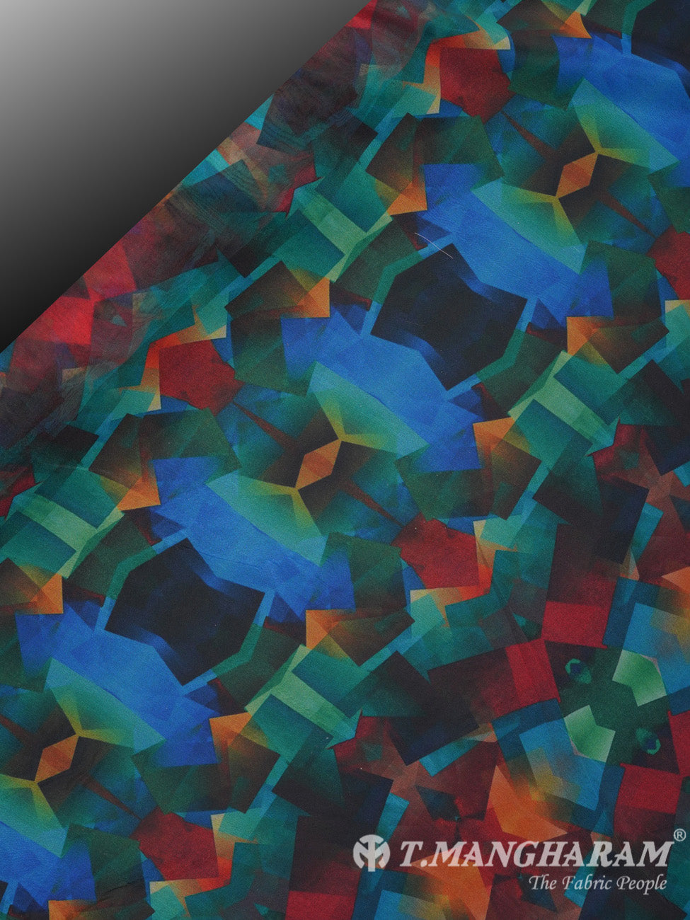 Multicolor Tissue Organza Fabric - EB1279 view-2