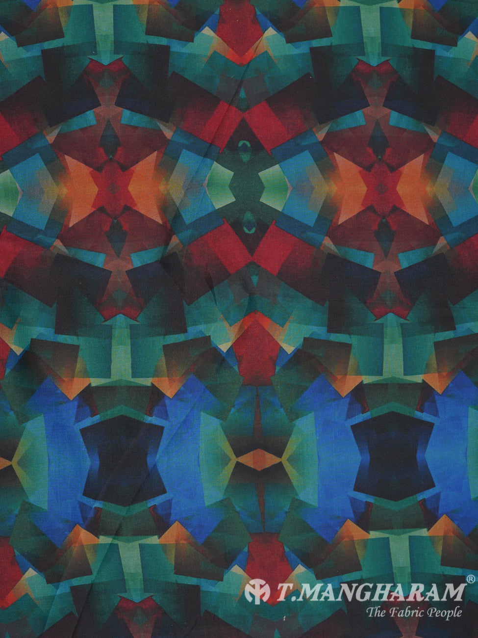 Multicolor Tissue Organza Fabric - EB1279 view-3