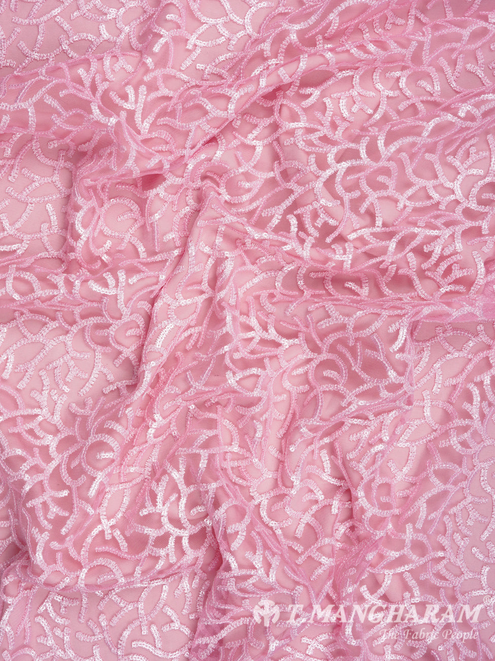 Pink Net Fabric - EB1101 view-4
