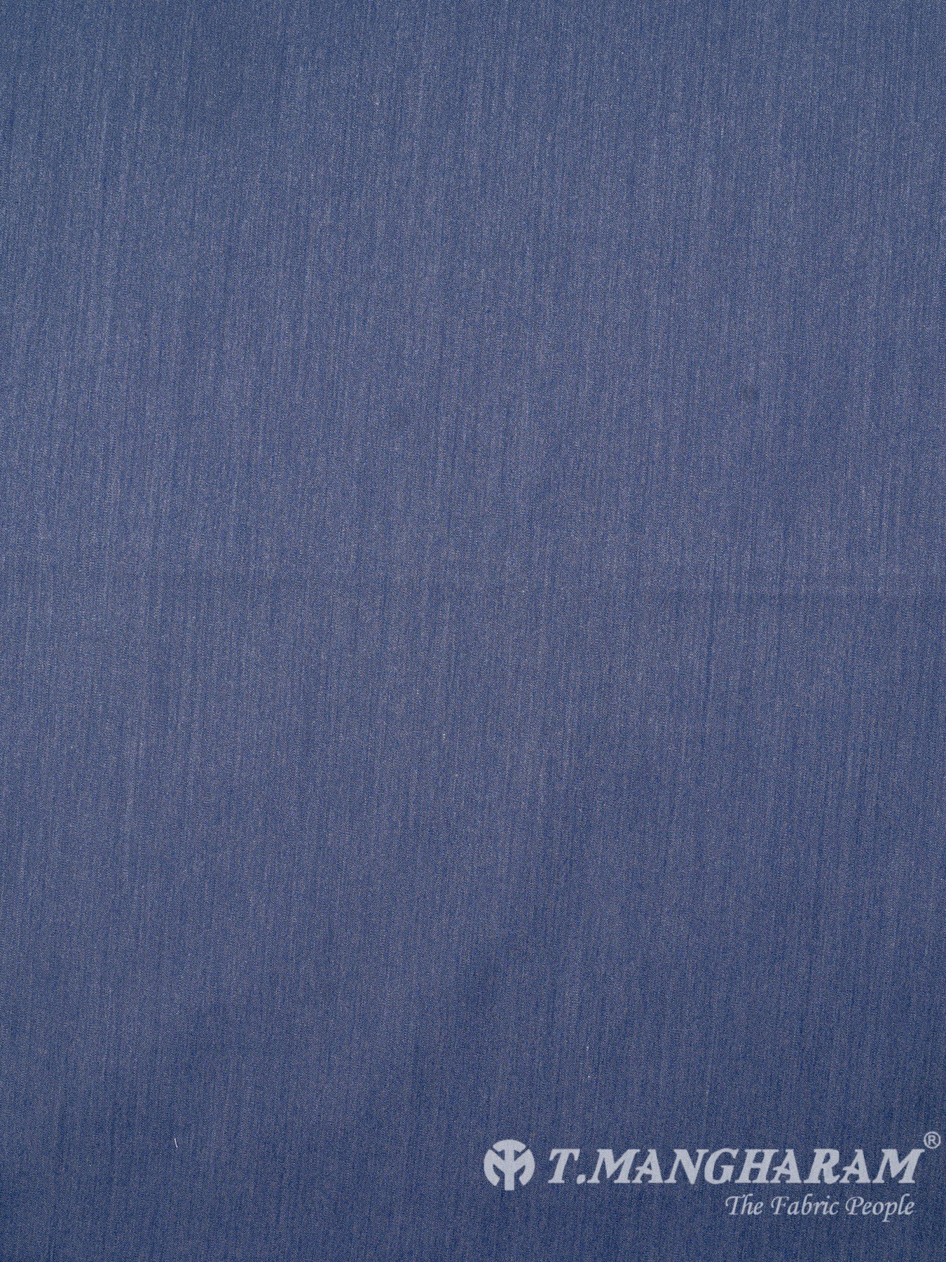 Navy Blue Cotton Shirting Material - EF1240 view-4