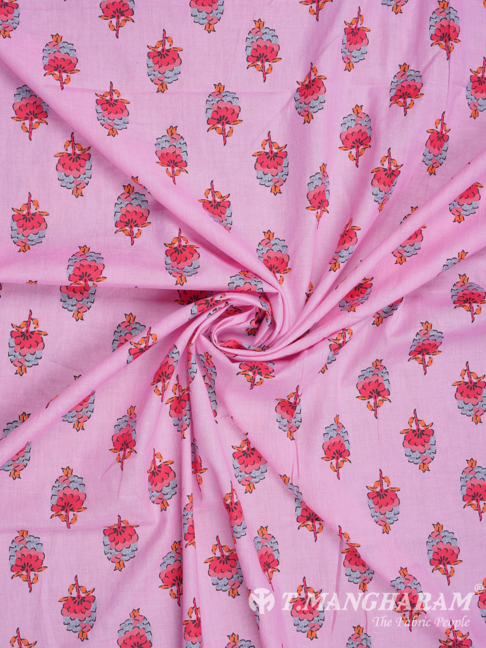 Pink Cotton Fabric - EB1332 view-1