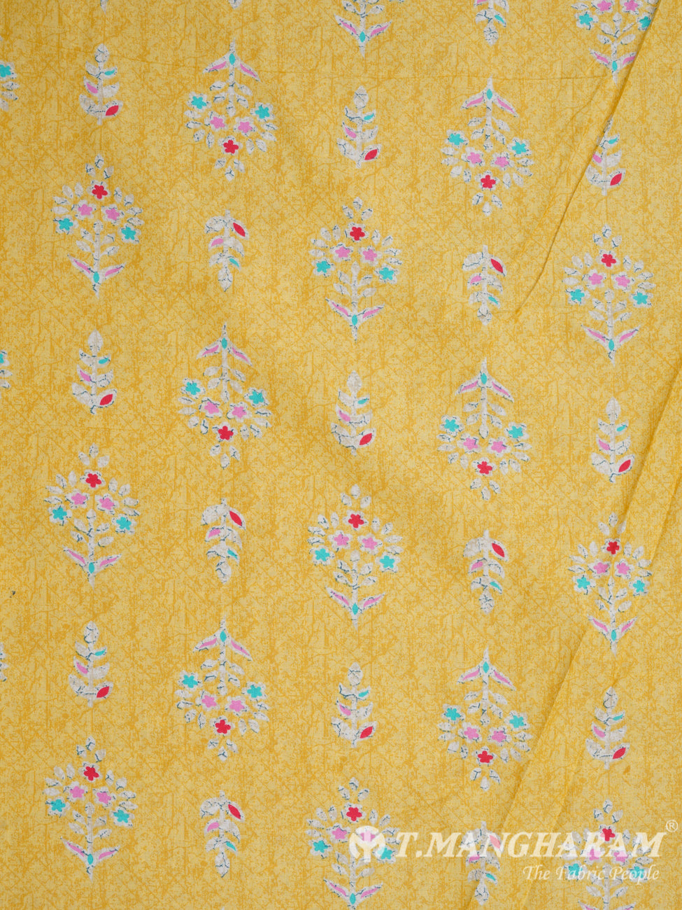 Yellow Cotton Fabric - EB1336 view-3