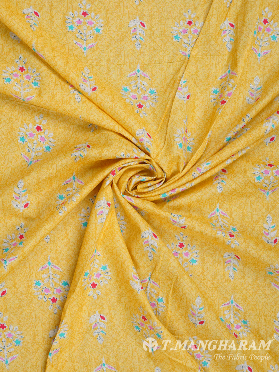 Yellow Cotton Fabric - EB1336 view-1