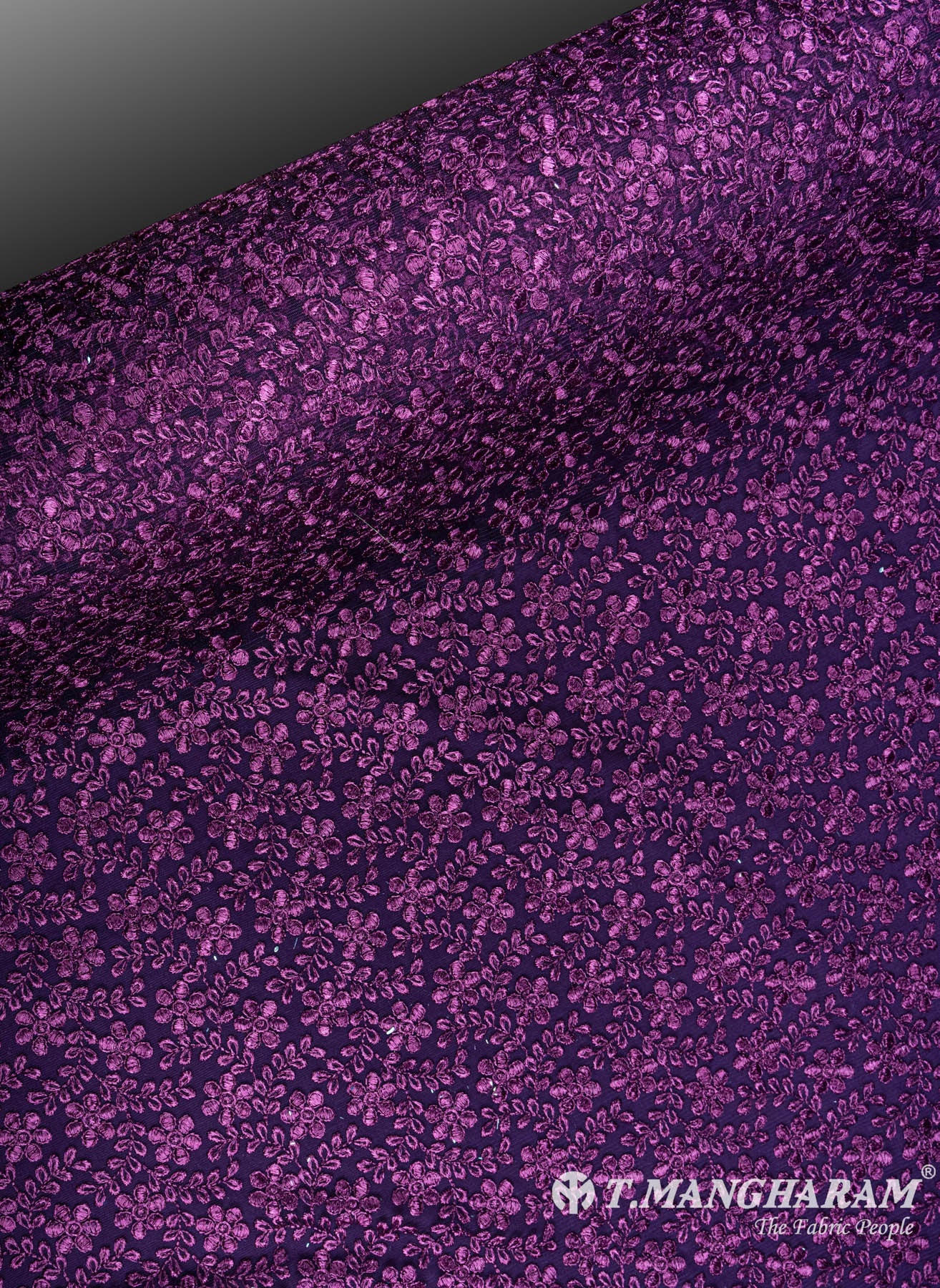 Purple Georgette Fabric - EC4004