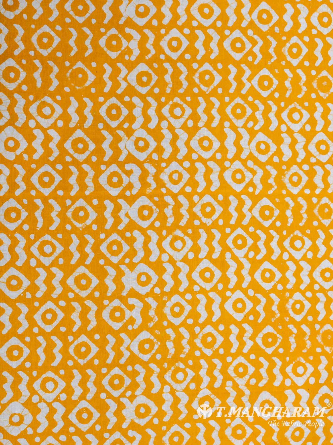 Yellow Cotton Fabric - EB3253 view-3