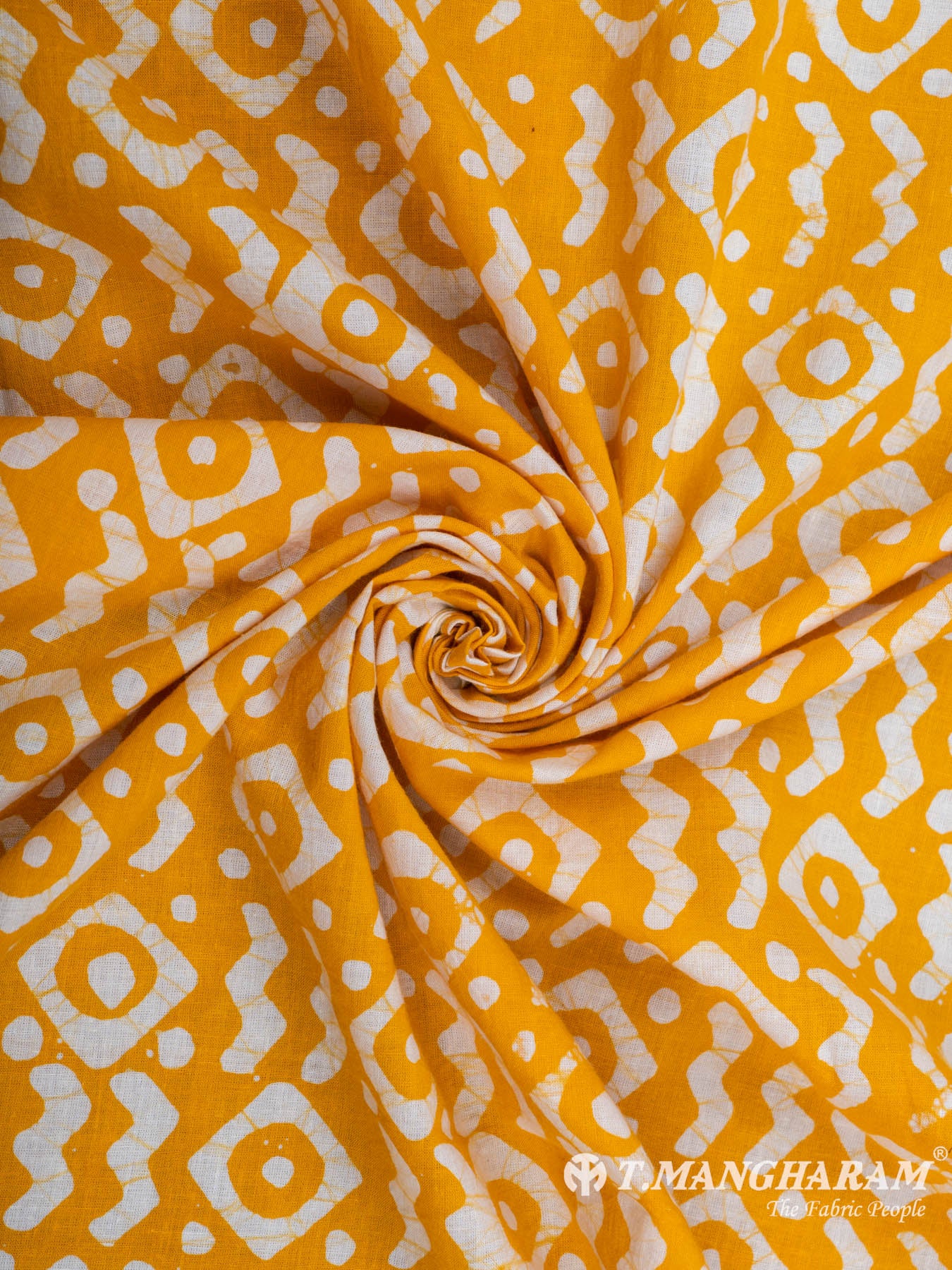 Yellow Cotton Fabric - EB3253 view-1