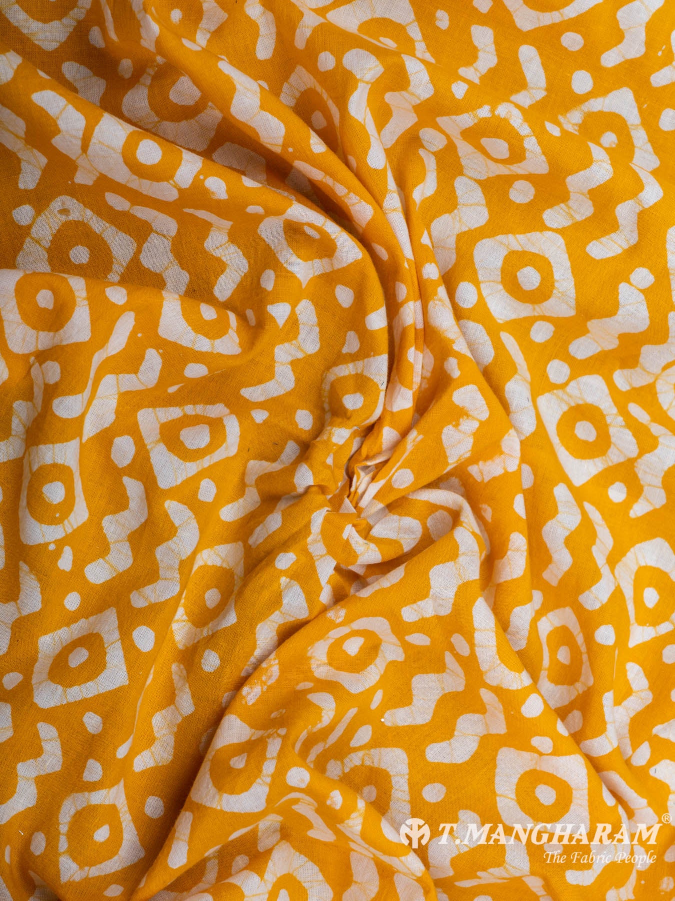 Yellow Cotton Fabric - EB3253 view-4