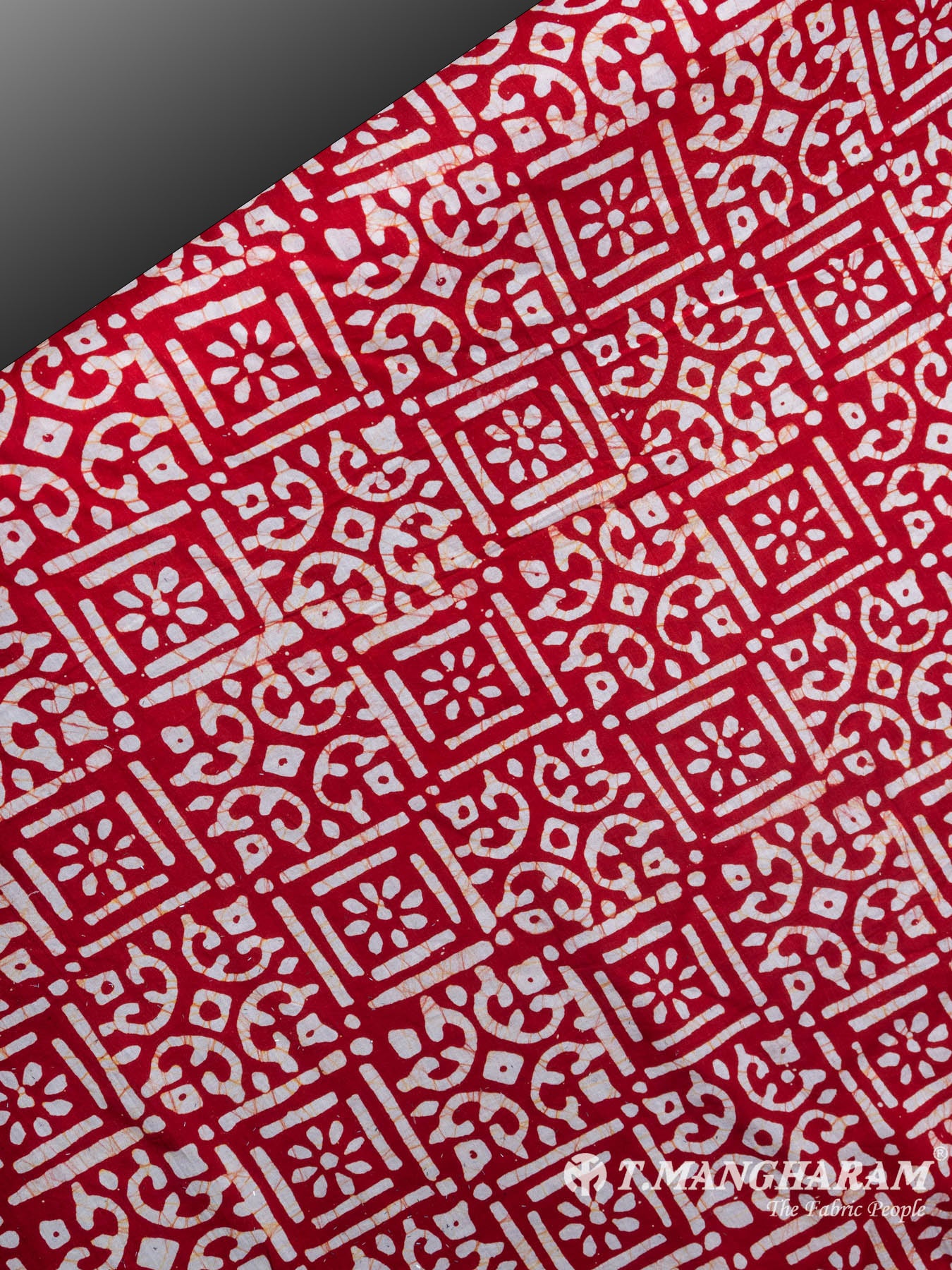 Red Cotton Fabric - EB3302 view-2