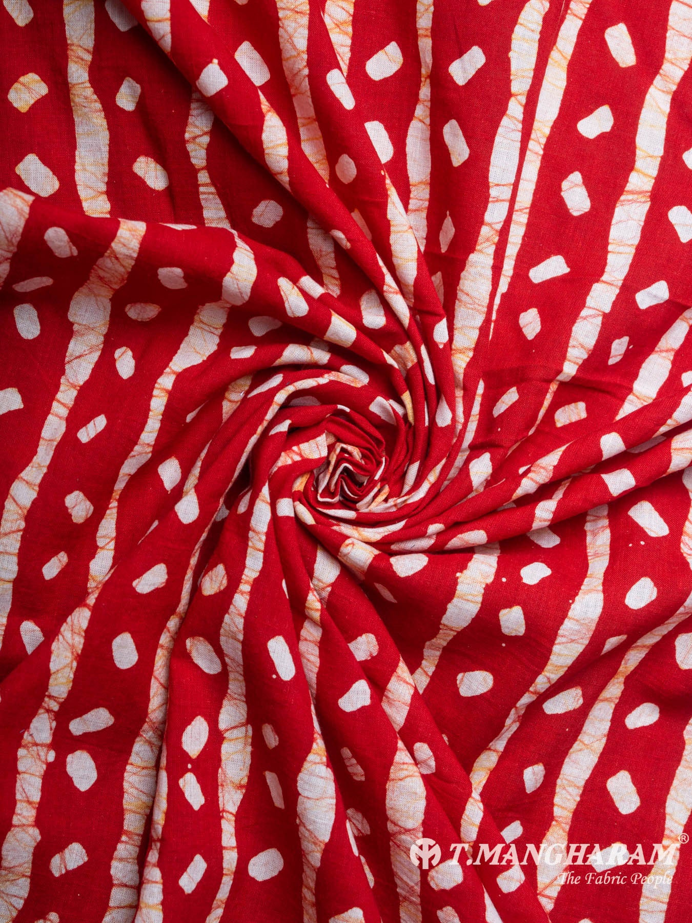 Red Cotton Fabric - EB3288 view-1