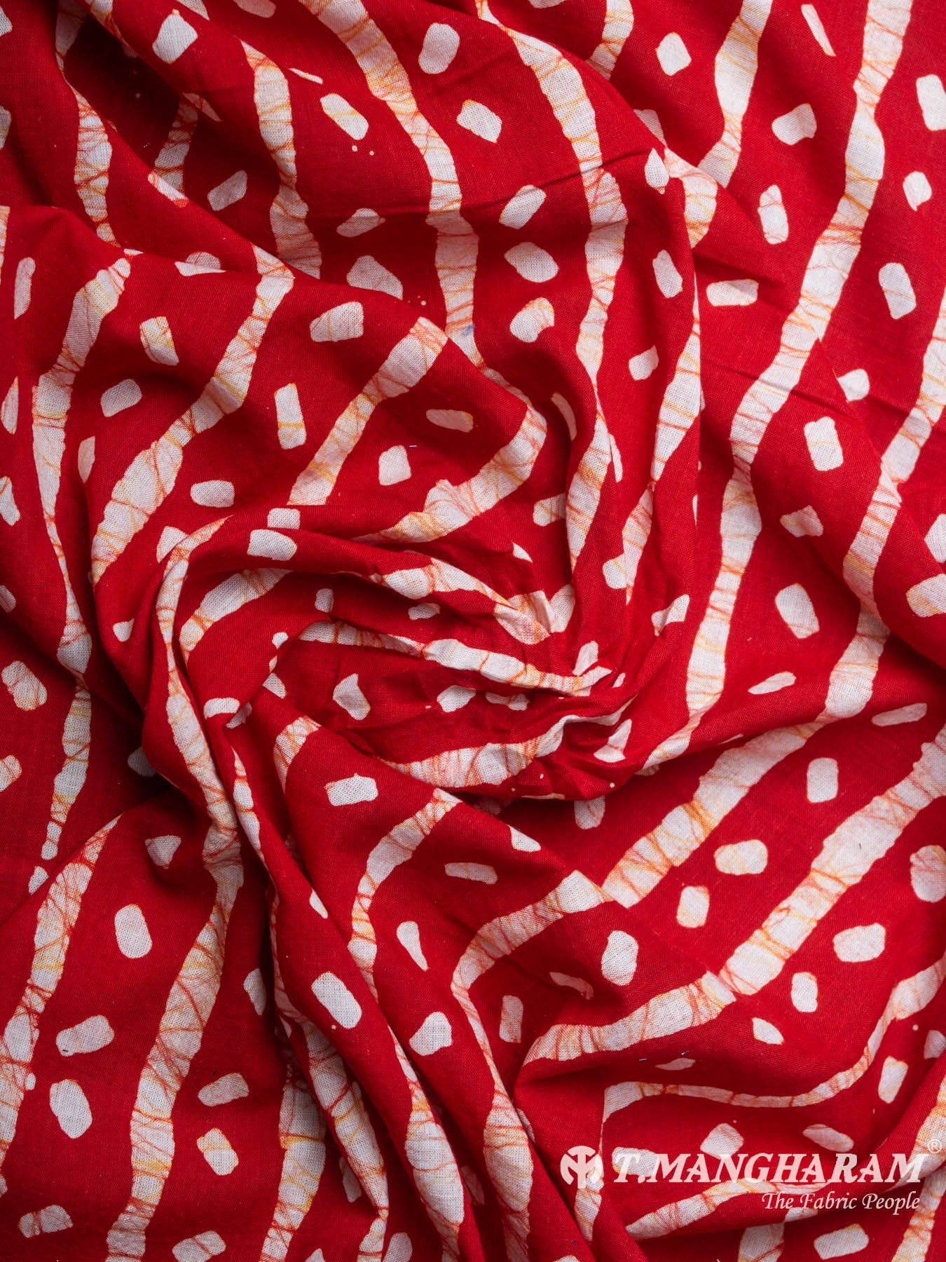 Red Cotton Fabric - EB3288 view-4