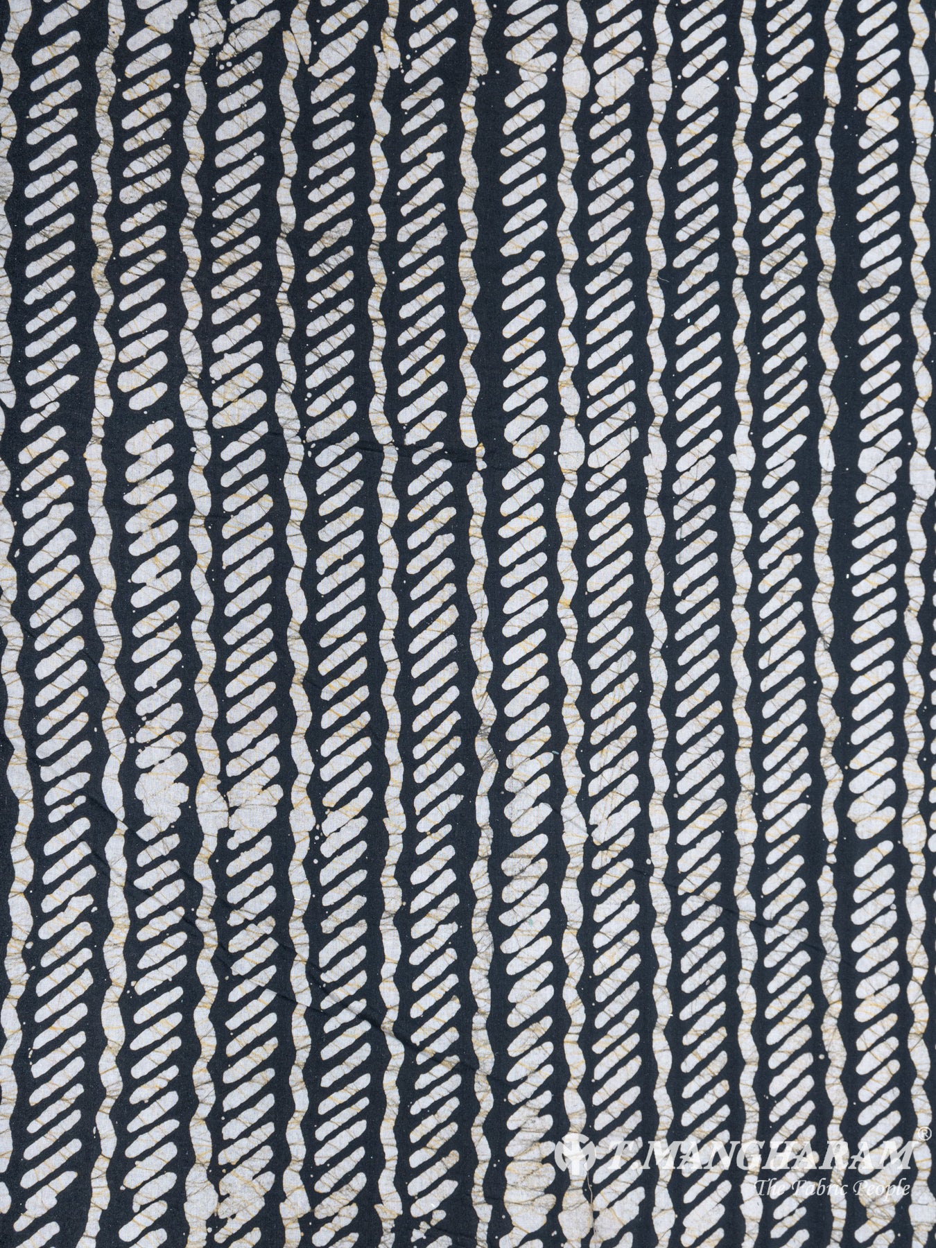 Black Cotton Fabric - EB3272 view-3