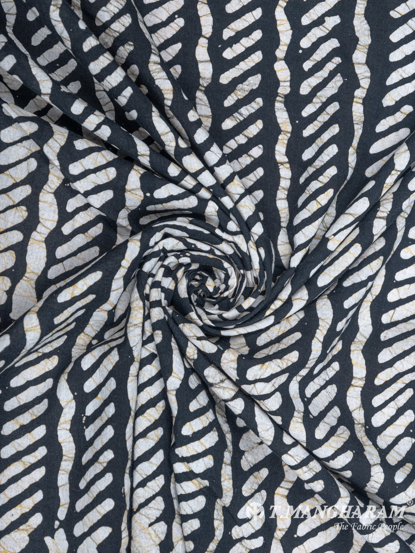 Black Cotton Fabric - EB3272 view-1