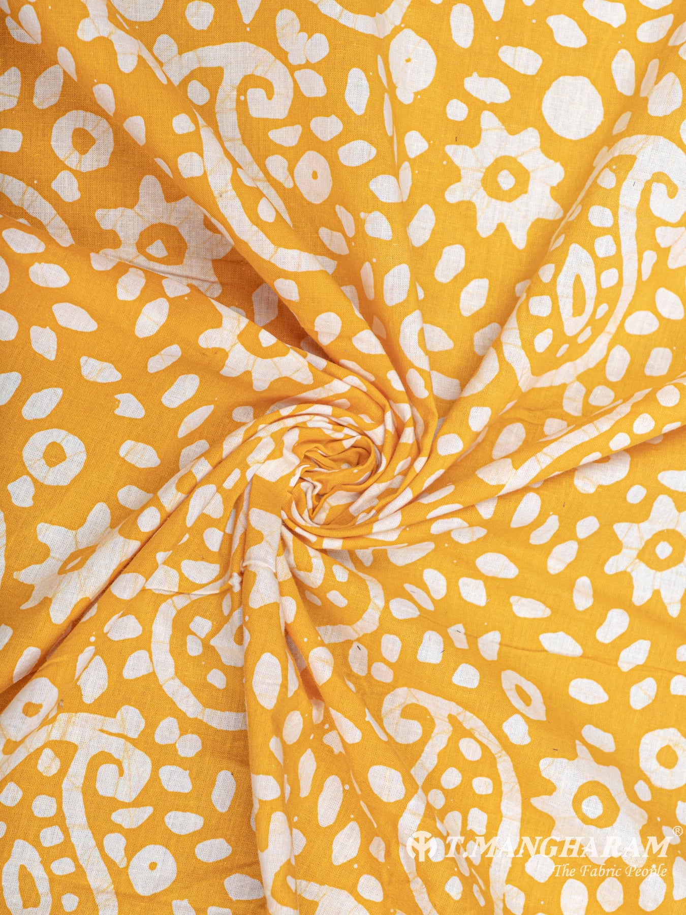 Yellow Cotton Fabric - EB3287 view-1