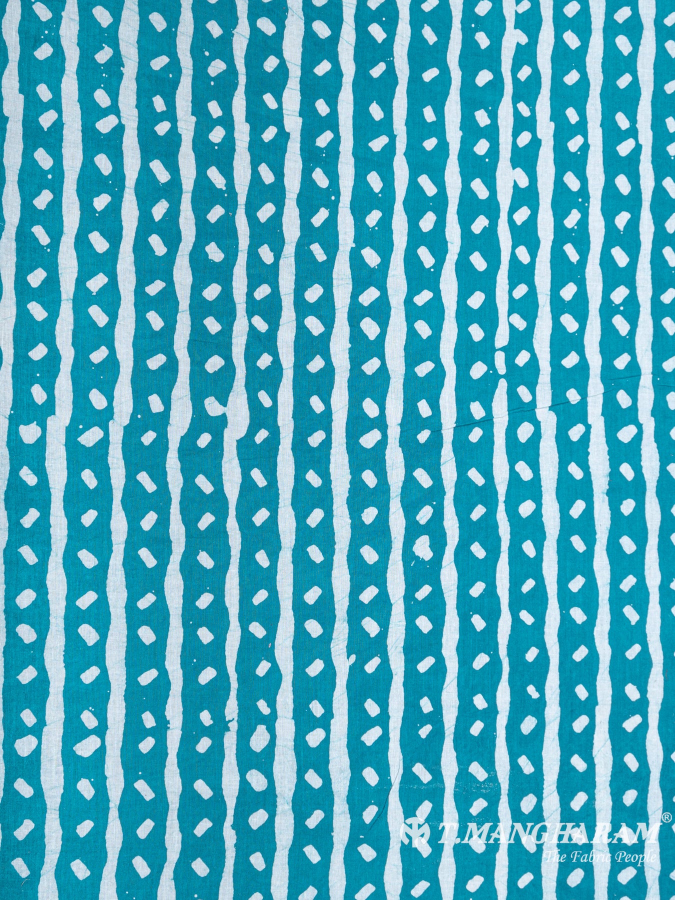 Blue Cotton Fabric - EB3294 view-3