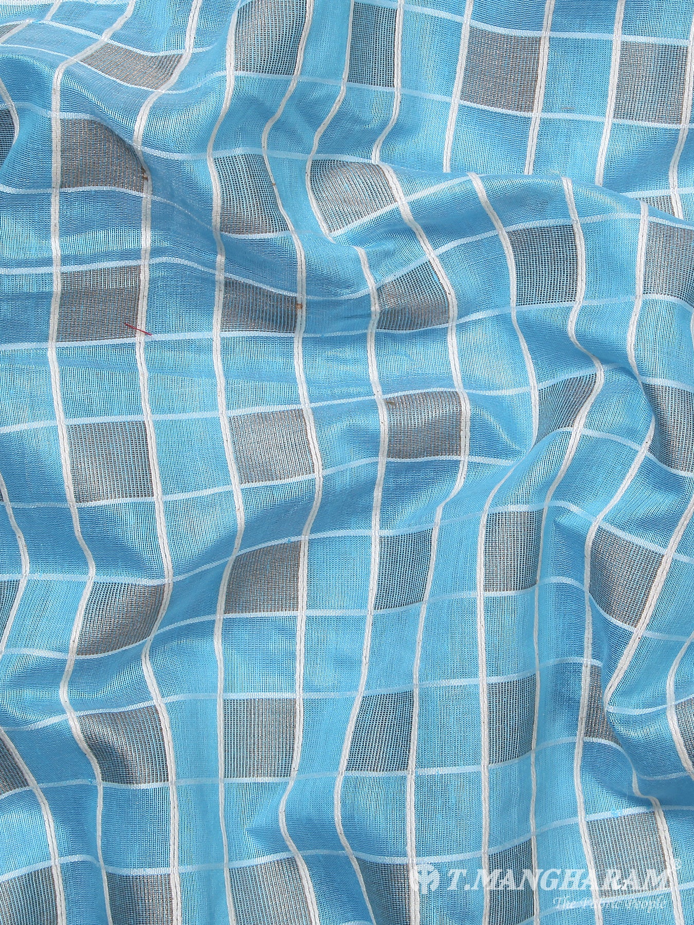 Blue Cotton Fabric - EA0115 view-3