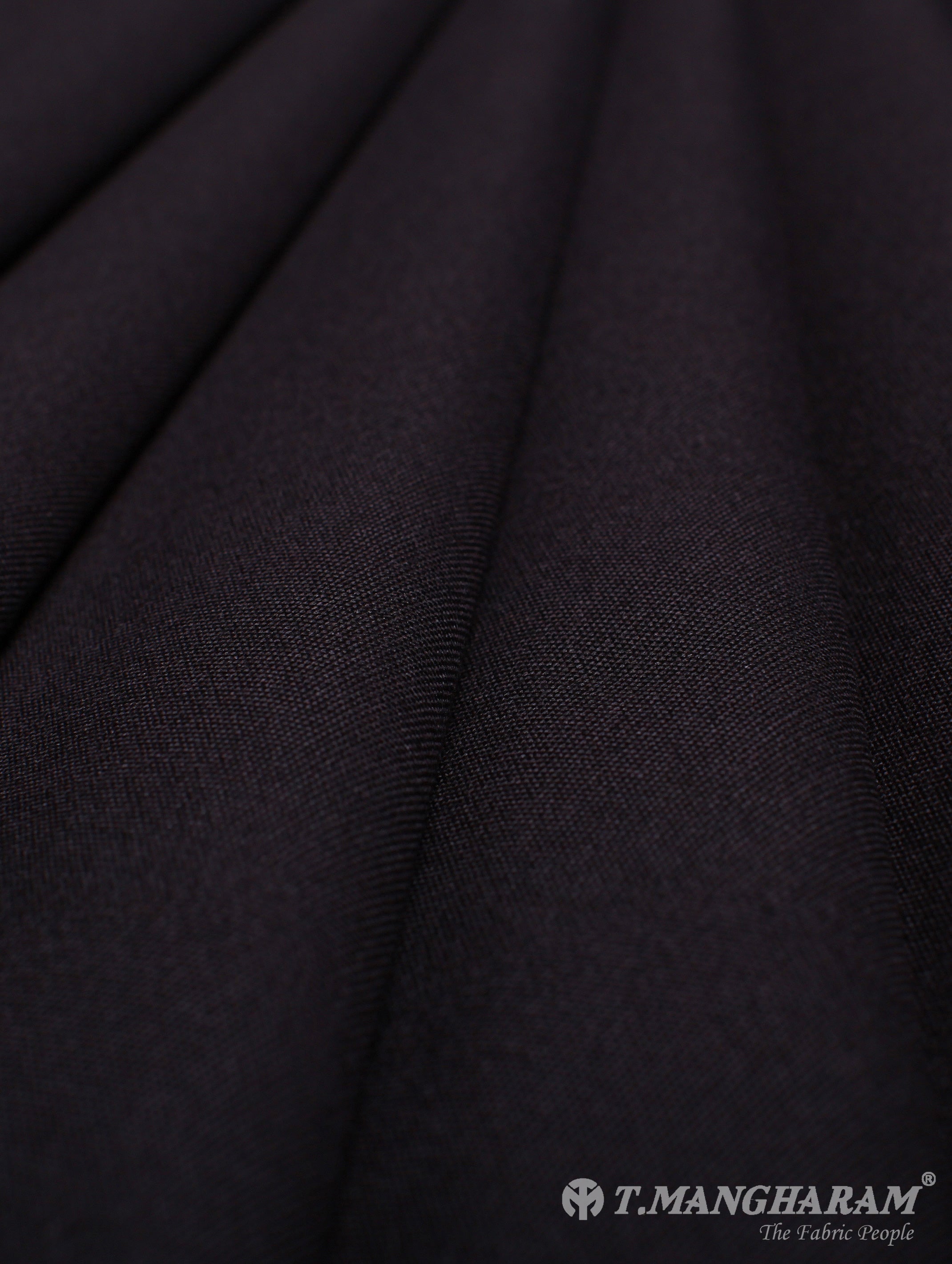 Brown Poly Wool Suiting Material - EH0021 View-1