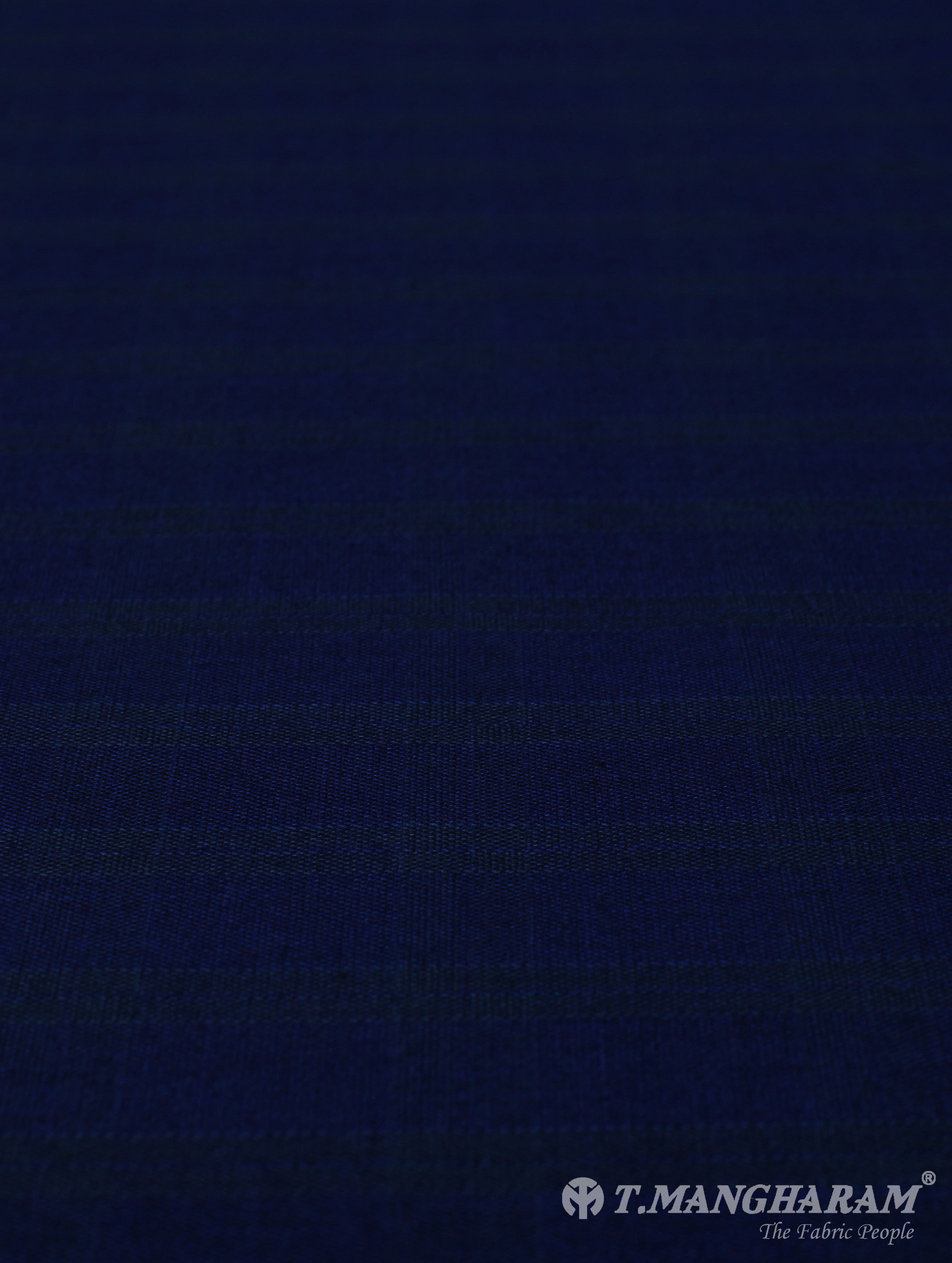 Blue Poly Wool Suiting Material - EH0035 View-4